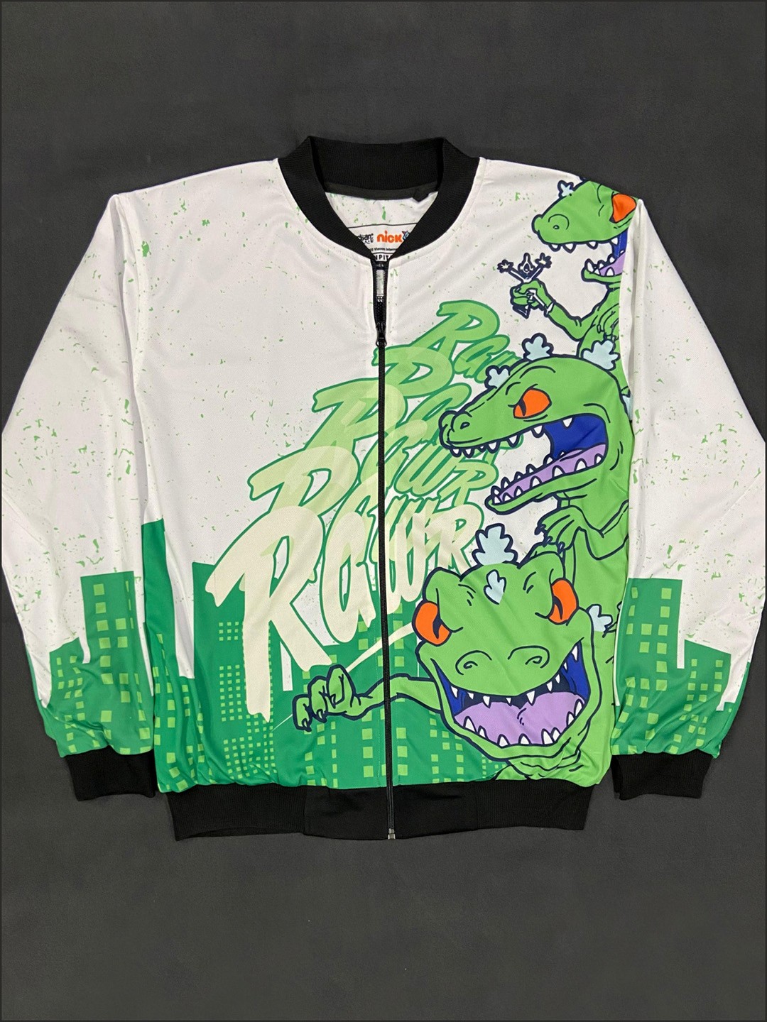 

URBAN PITARA Men Lightweight Outdoor Bomber with Patchwork Jacket, Green