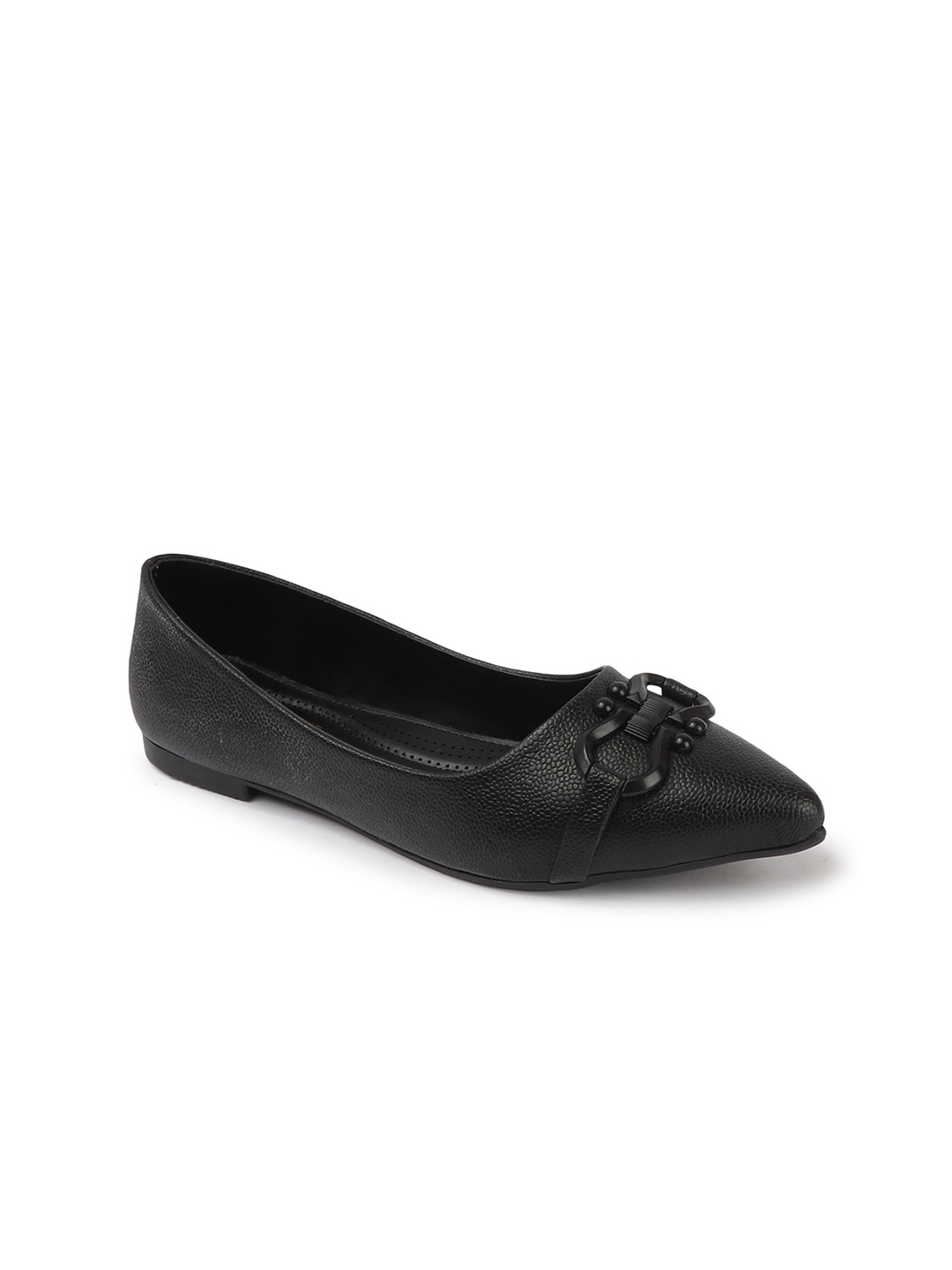 

DressBerry Women Embellished Ballerinas with Bows Flats, Black