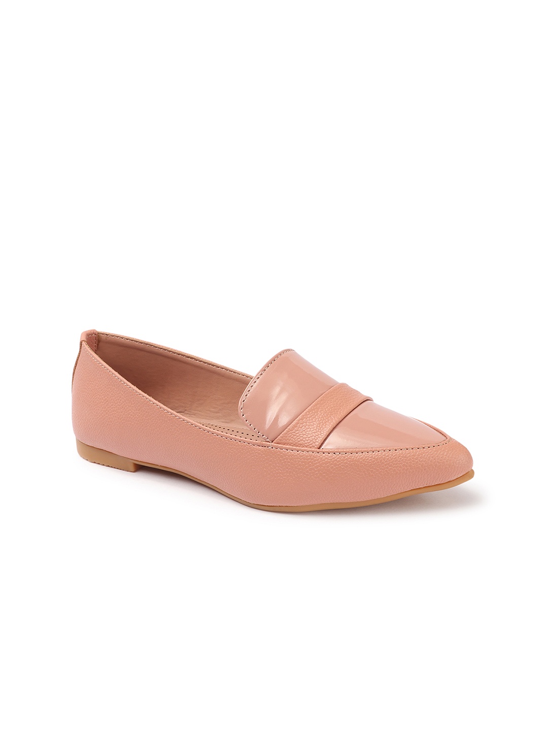 

DressBerry Women Embellished Ballerinas Flats, Peach