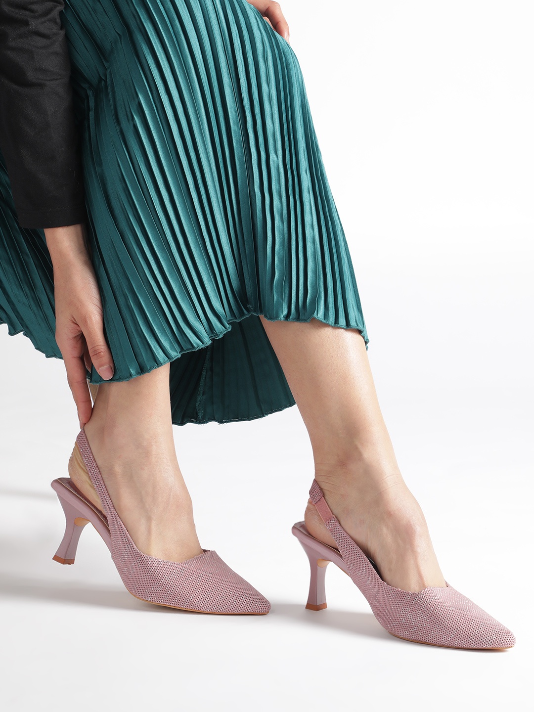 

Marc Loire Embellished Party Stiletto Pumps, Pink