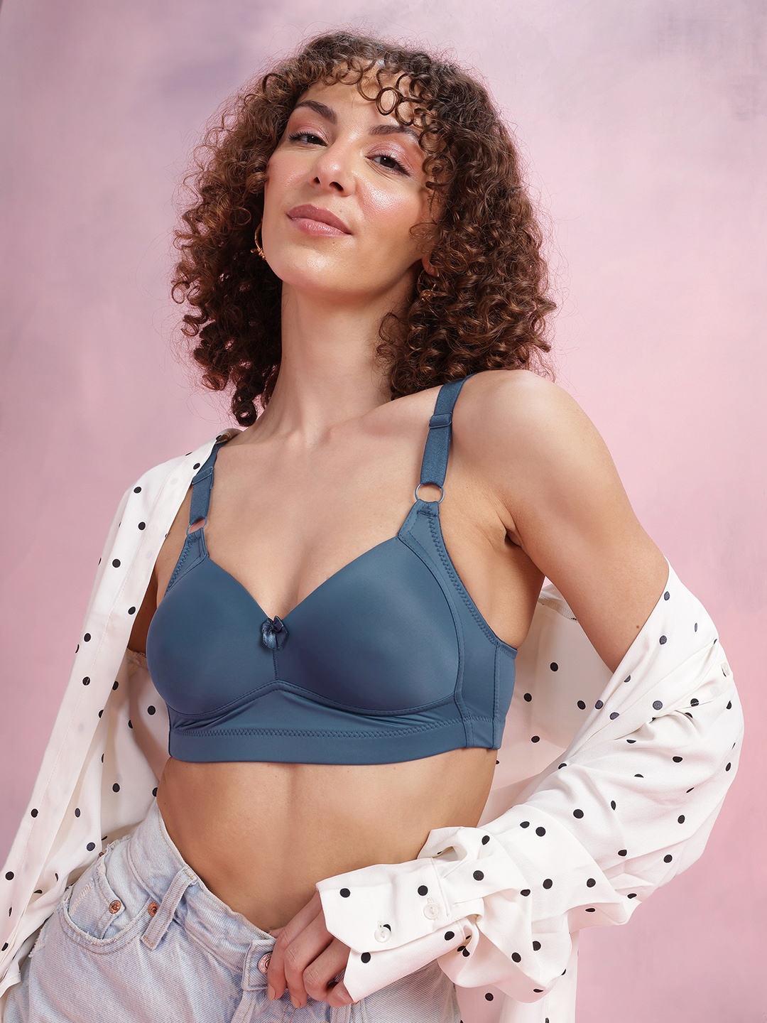 

DressBerry Medium Coverage Lightly Padded Bra, Teal