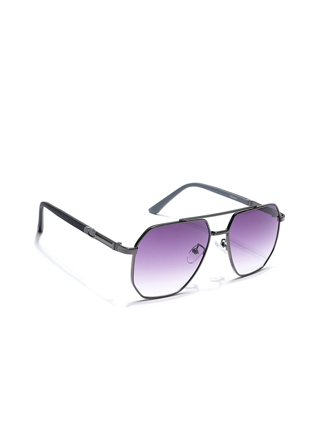 

Eyejack Unisex Wayfarer Sunglasses with UV Protected Lens 7009CL874, Purple