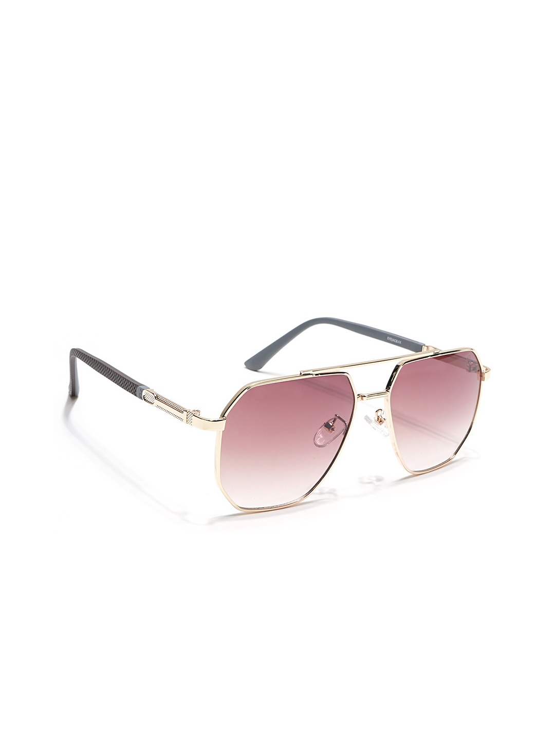 

Eyejack Unisex Wayfarer Sunglasses with UV Protected Lens 7009CL875, Brown