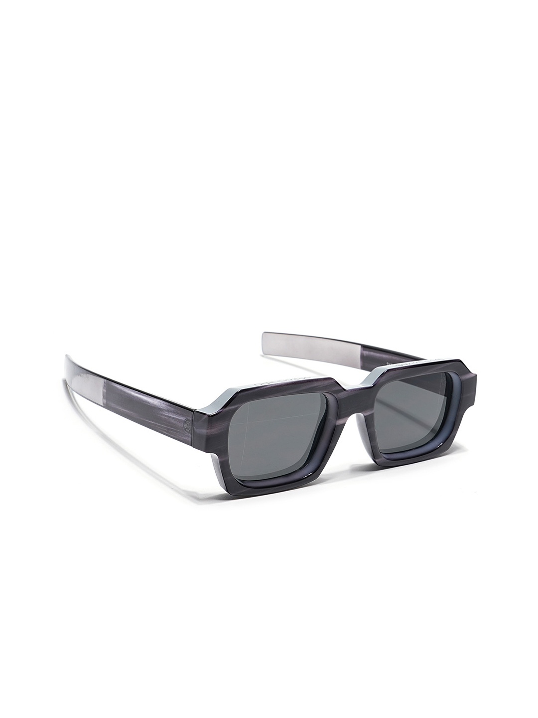 

Eyejack Unisex Square Sunglasses with UV Protected Lens 2434CL889, Grey
