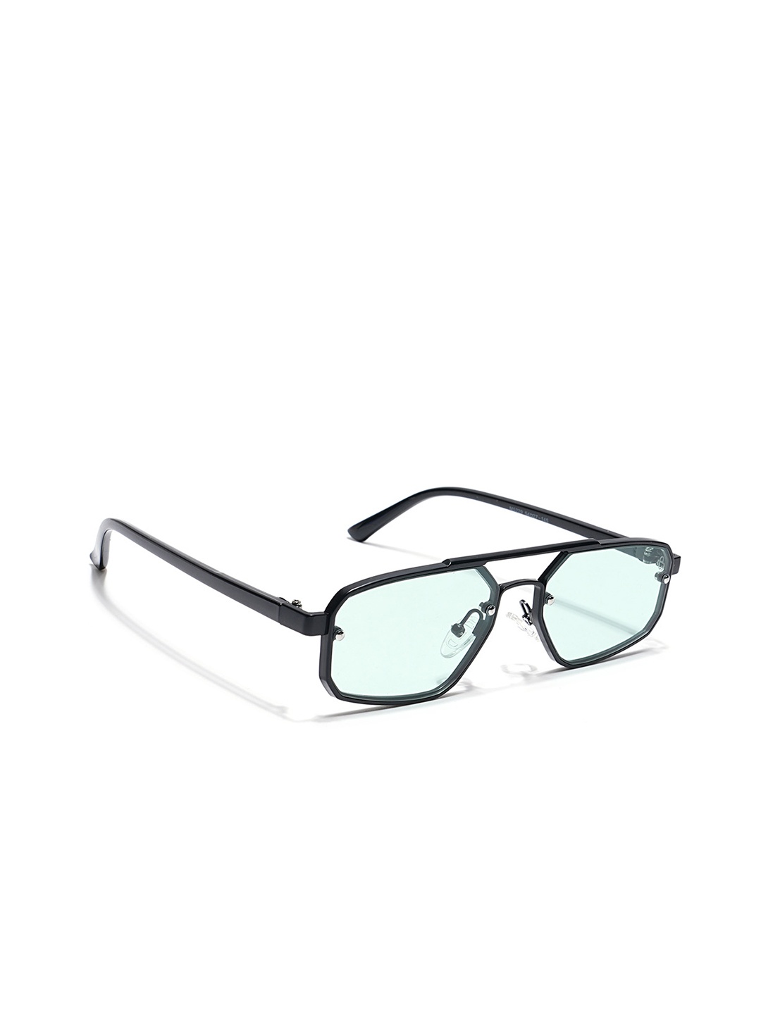 

Eyejack Unisex Rectangle Sunglasses with UV Protected Lens 5229CL856, Green