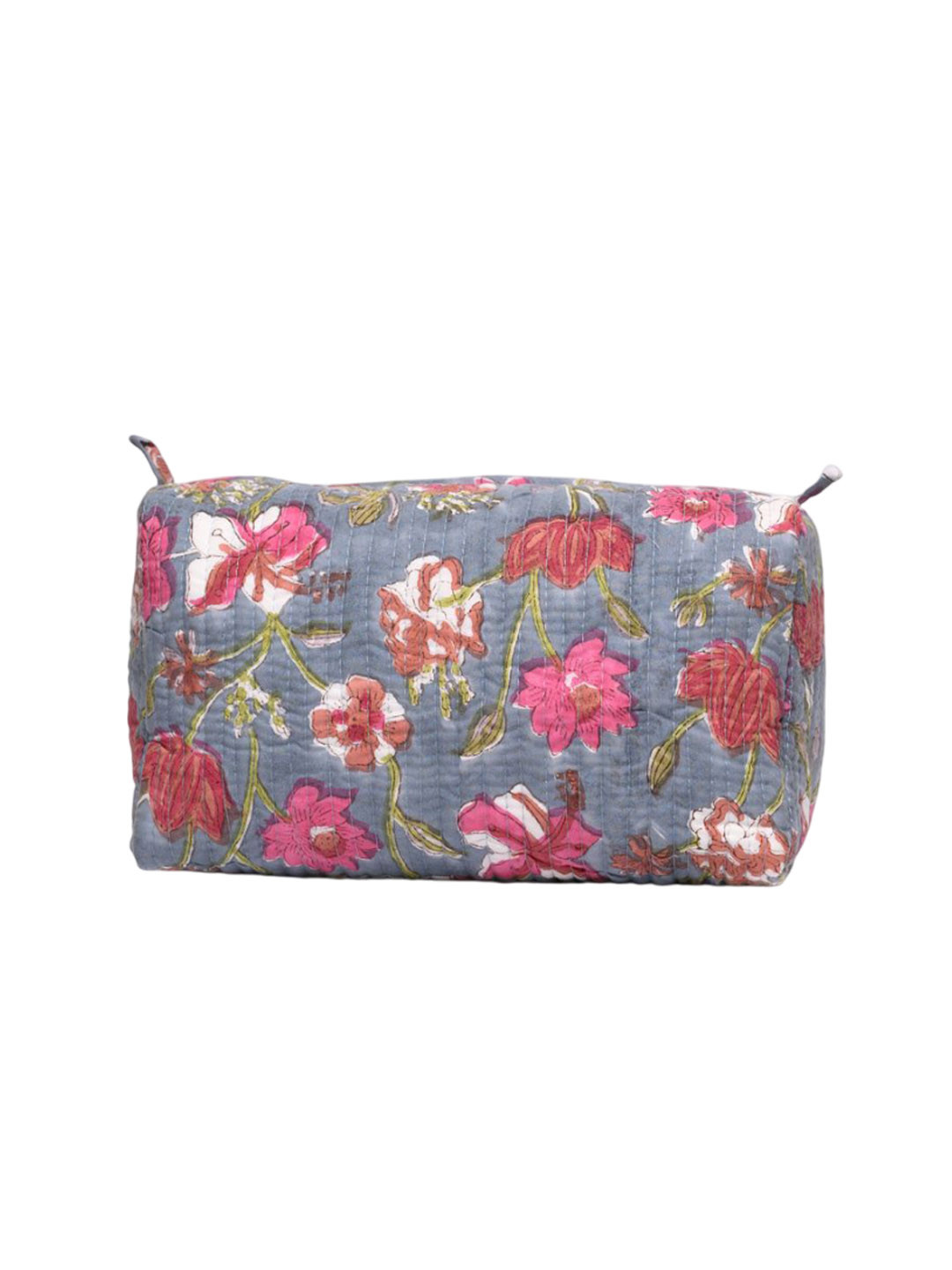 

Block N Style Unisex Floral Printed Waterproof Pouch Travel Accessory, Grey