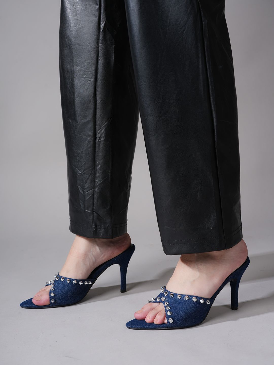 

Lavie Women Embellished Slim Heeled Sandals, Blue