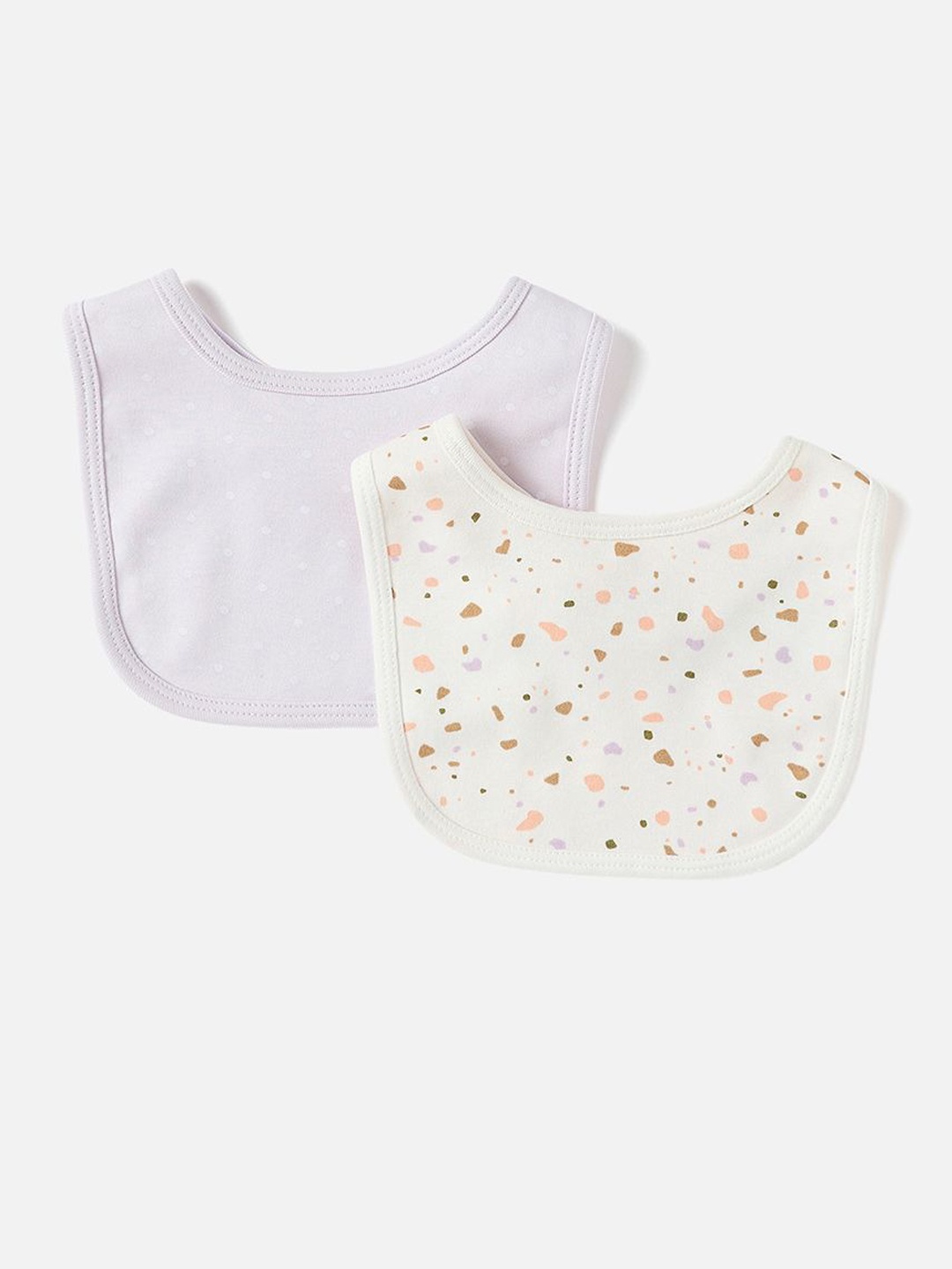

Juniors by Babyshop Infant Girls Pack Of 2 Assorted Bibs, Blue