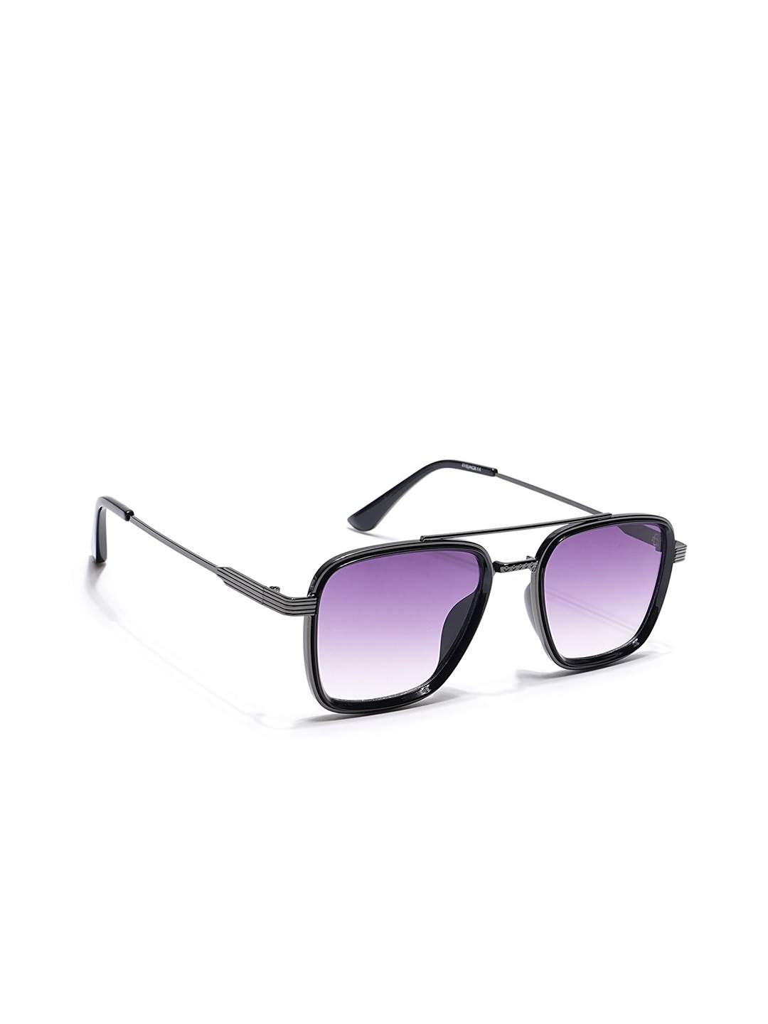 

Eyejack Unisex Wayfarer Sunglasses With UV Protected Lens B80802CL834, Purple