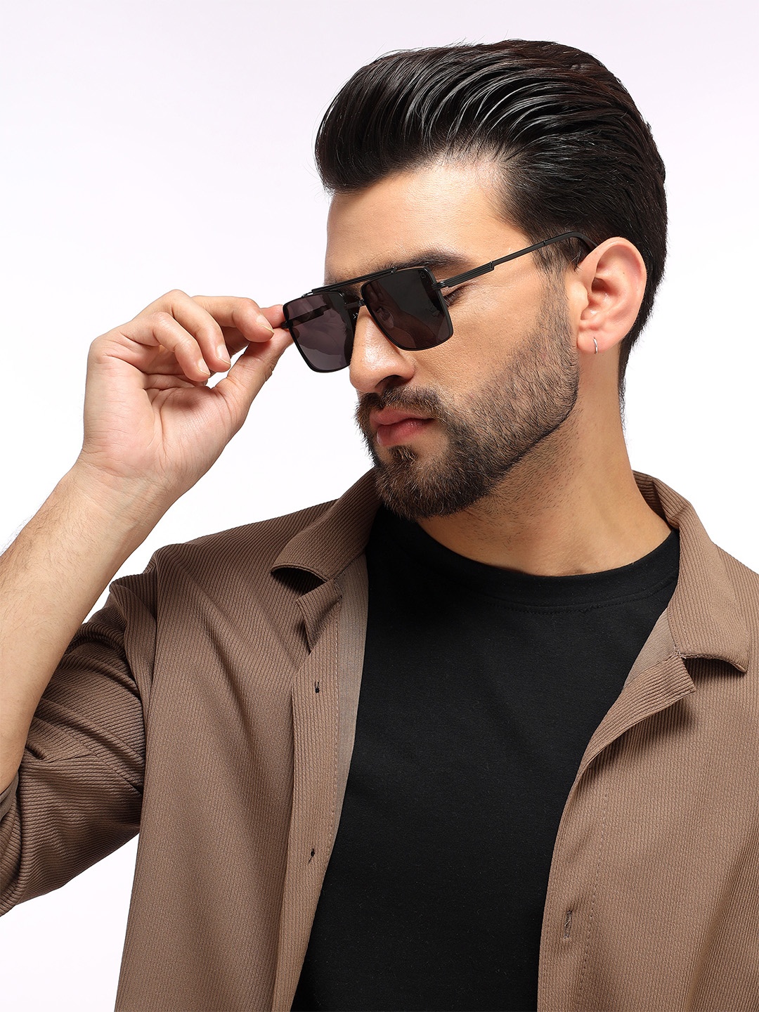

Eyejack Unisex Wayfarer Sunglasses with UV Protected Lens B80787CL865, Black