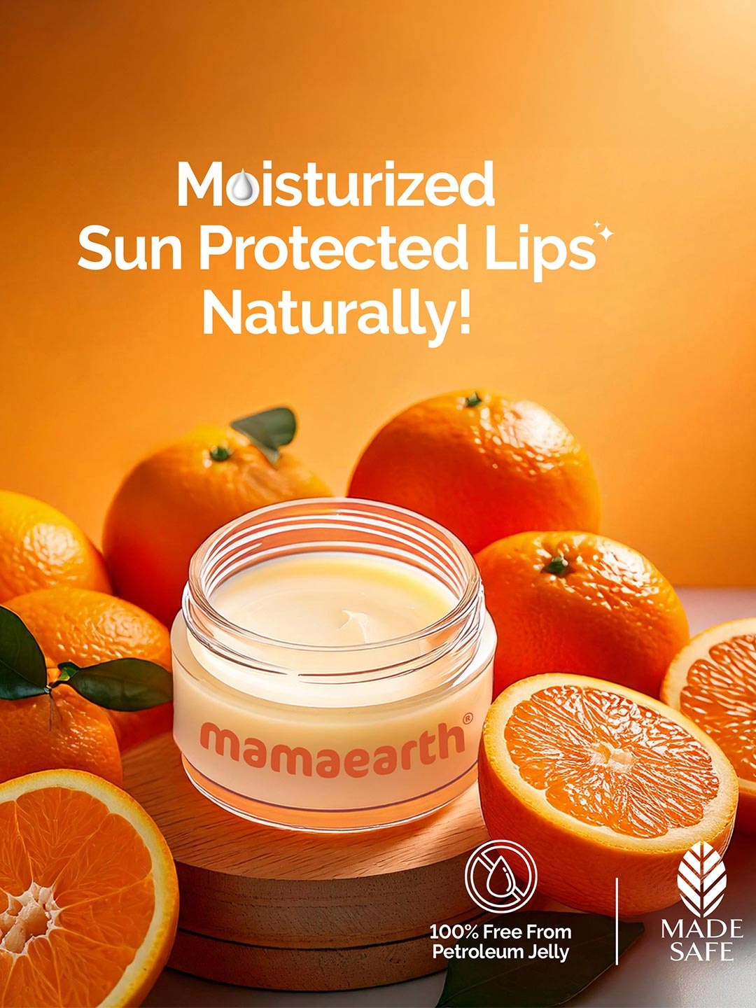 

Mamaearth Moisture Therapy Lip Balm With Vitamin C & Honey - 15 g, White