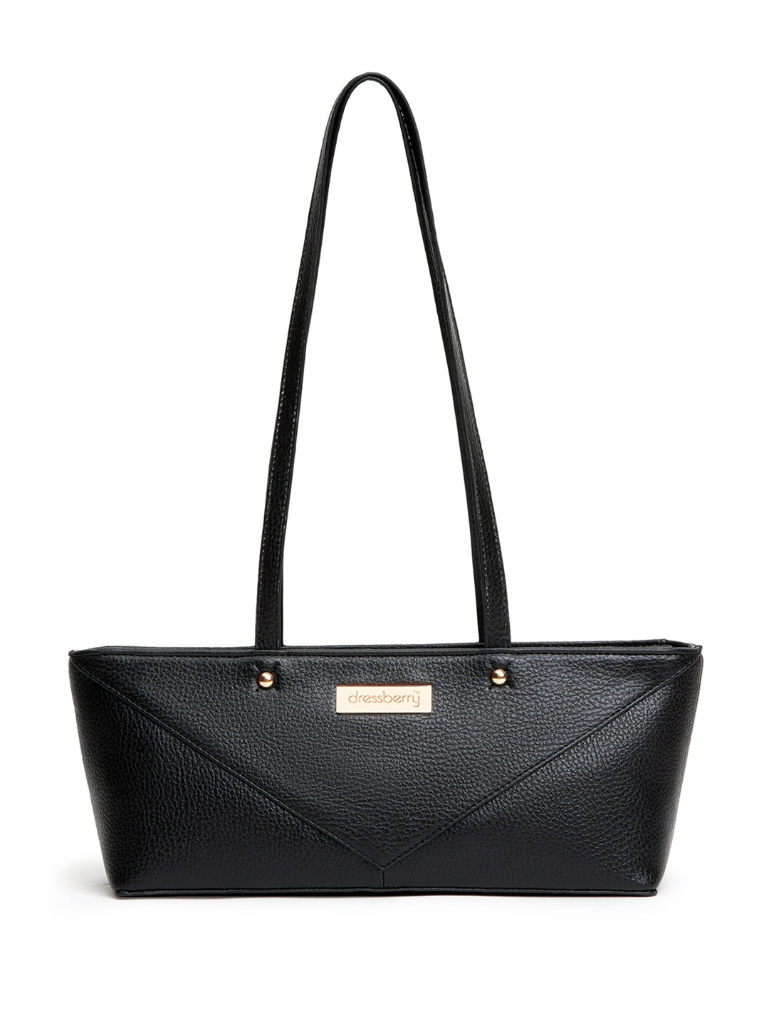 

DressBerry Women Solid Bowling Shoulder Bag, Black