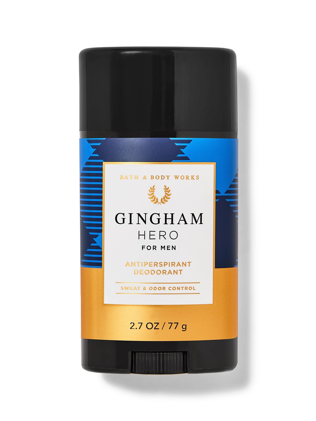 

Bath & Body Works Men Gingham Hero Antiperspirant Deodorant - 77g, Blue