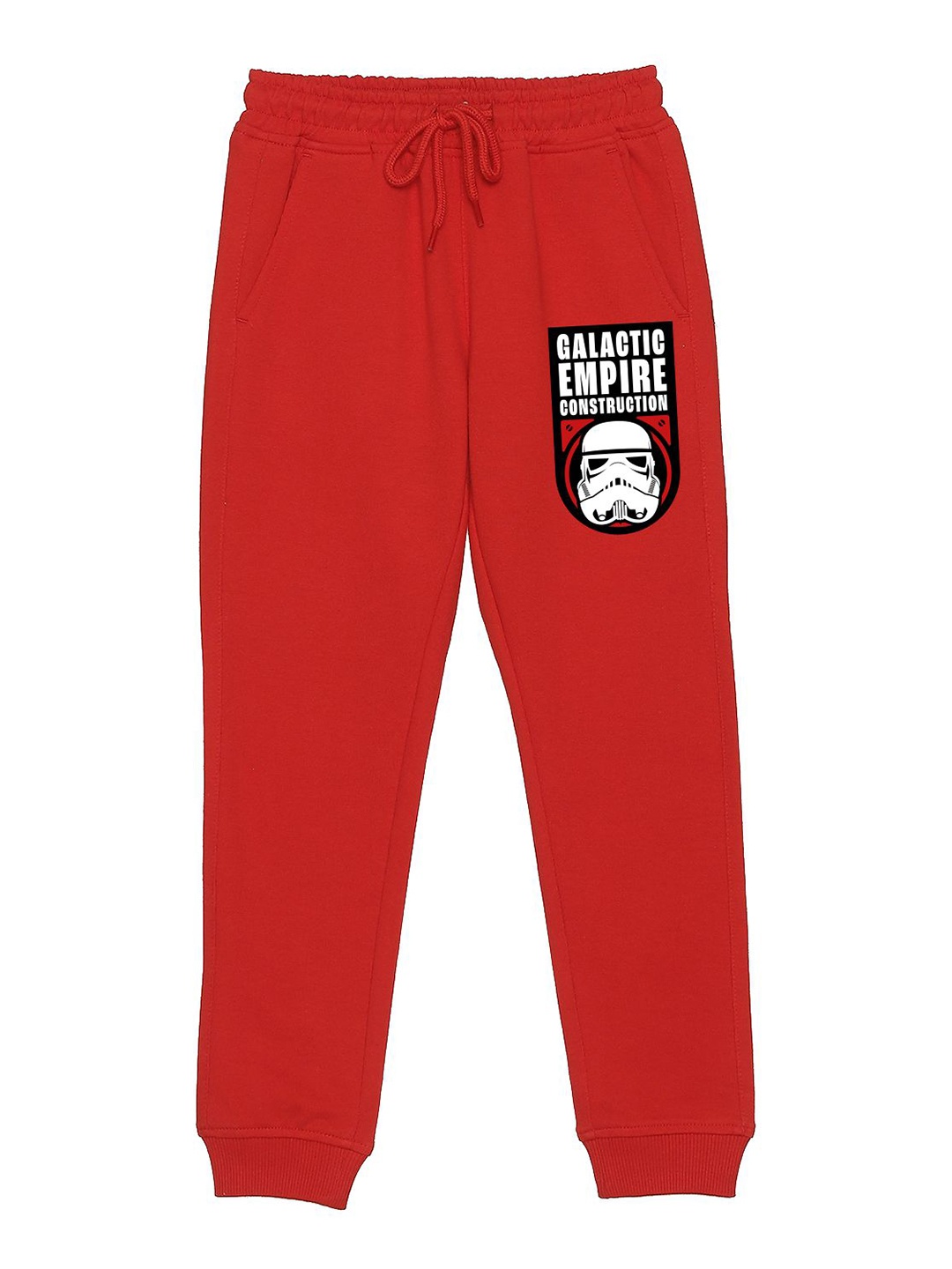 

Wear Your Mind Kids Graphic Printed Mid-Rise Joggers, Red