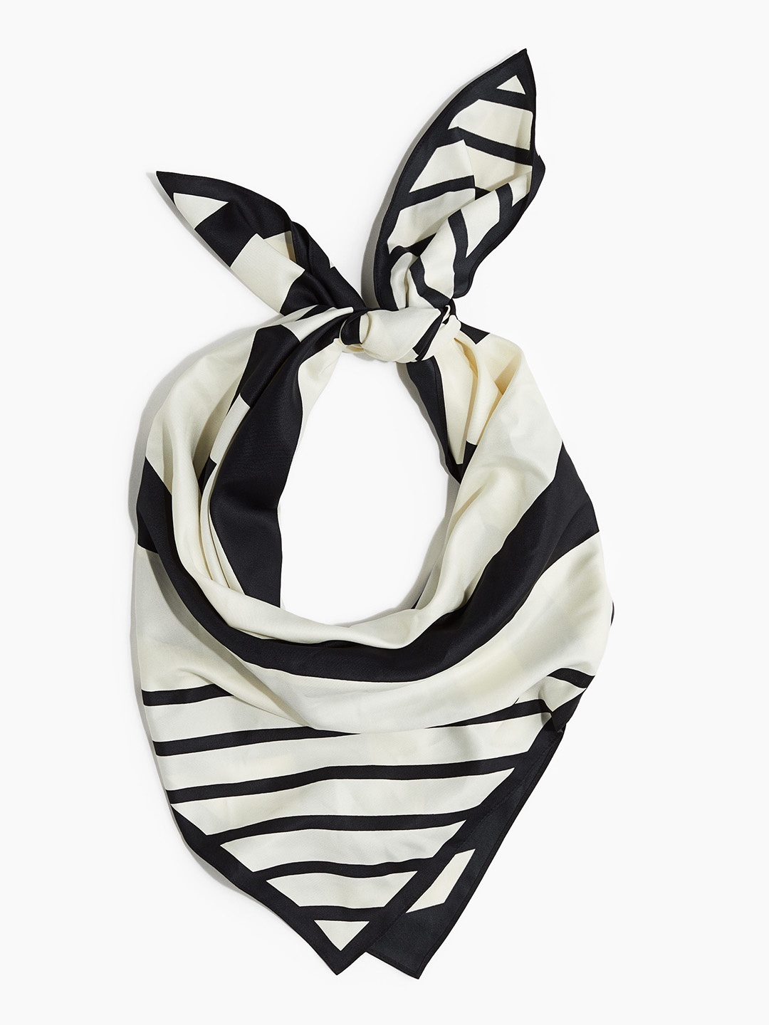 

H&M Women Patterned Scarf, White