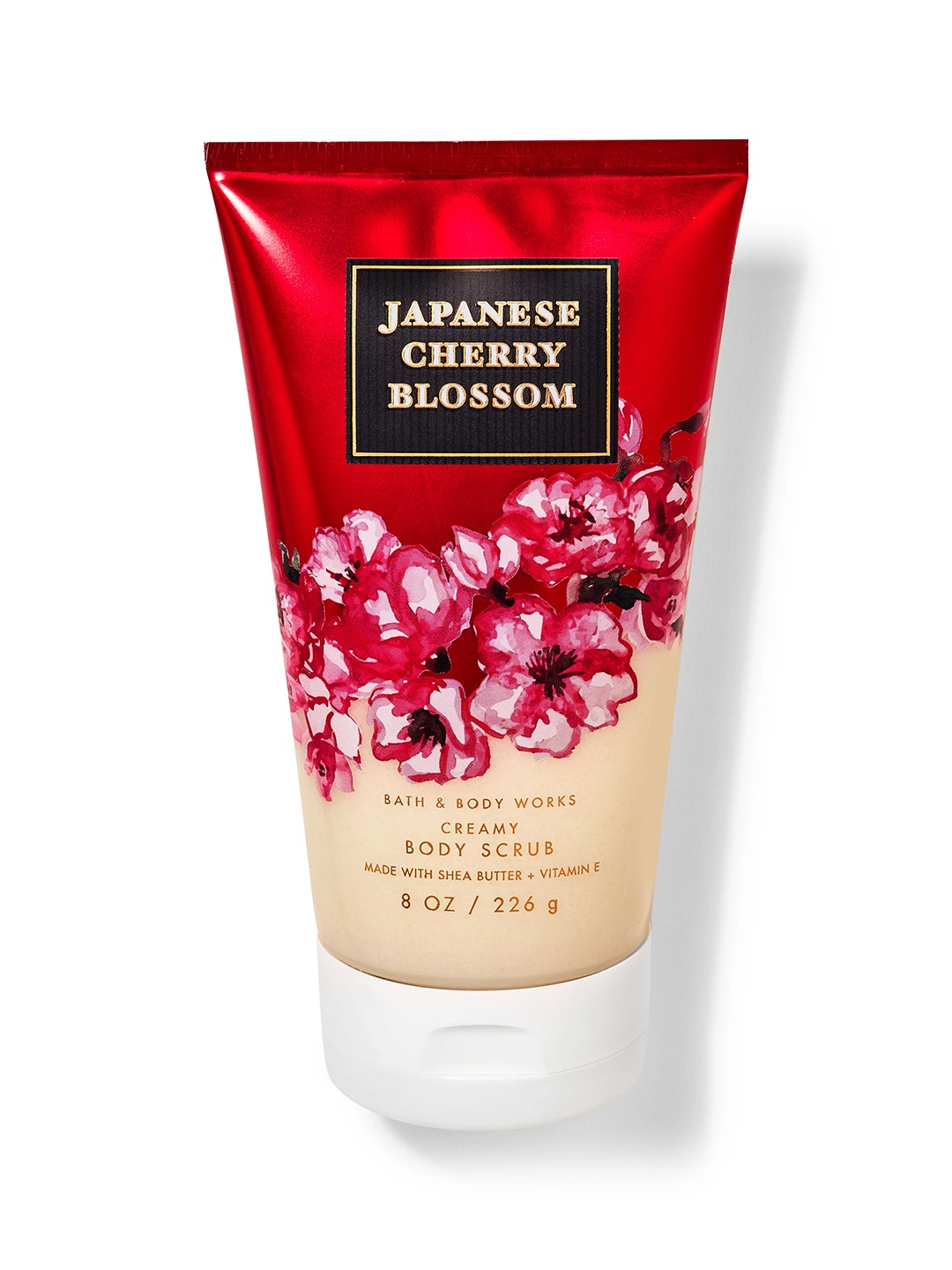 

Bath & Body Works Japanese Cherry Blossom Creamy Body Scrub - 226g, Red