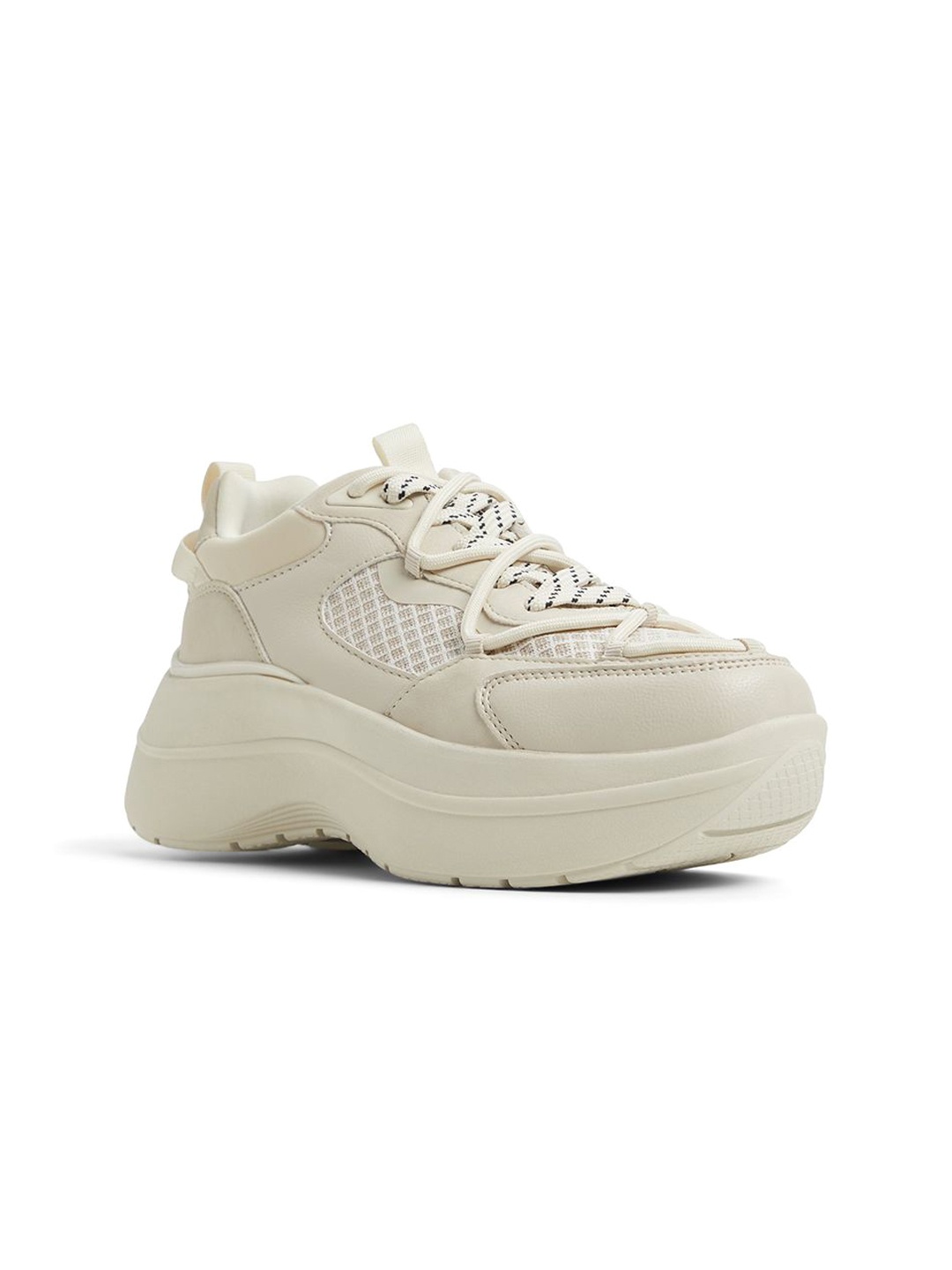 

ALDO Women Woven Design Lace-Ups Sneakers, White