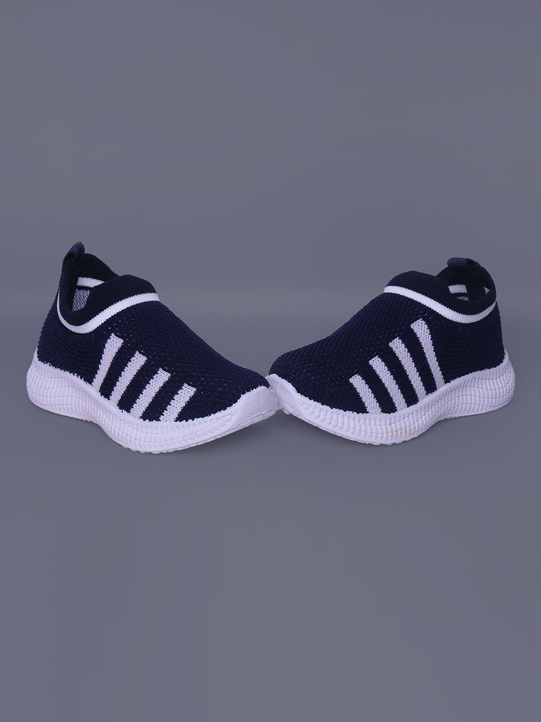 

BAESD Unisex Kids Round Toe Slip On Sneakers, Blue