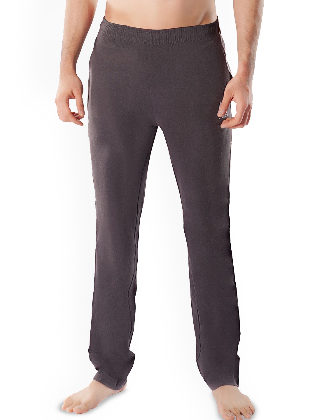 

Crusoe Men Mid-Rise Cotton Lounge Pants, Charcoal