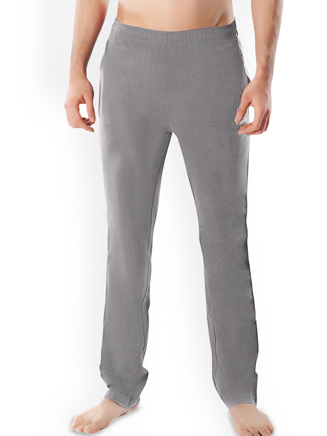 

Crusoe Men Relaxed Fit Cotton Lounge Pants, Grey