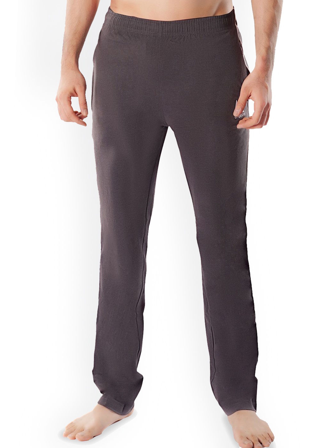 

Crusoe Men Mid-Rise Cotton Lounge Pants, Charcoal