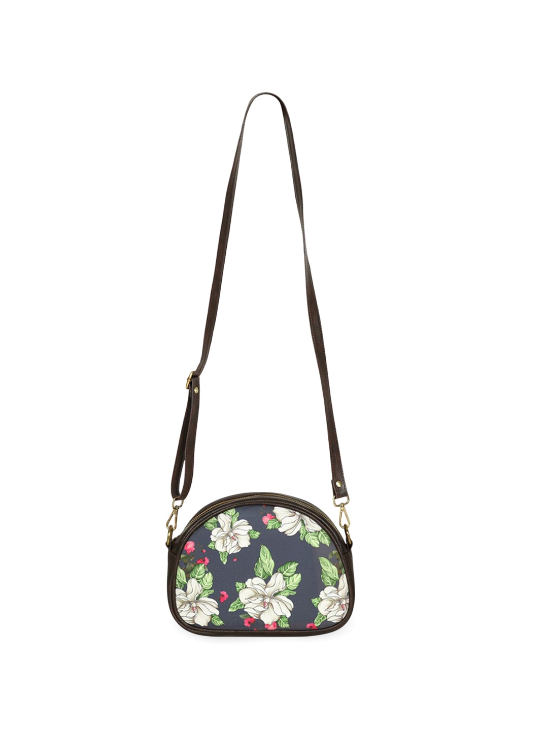 

India Circus by Krsnaa Mehta Structured Handheld Bag with Quilted, Black