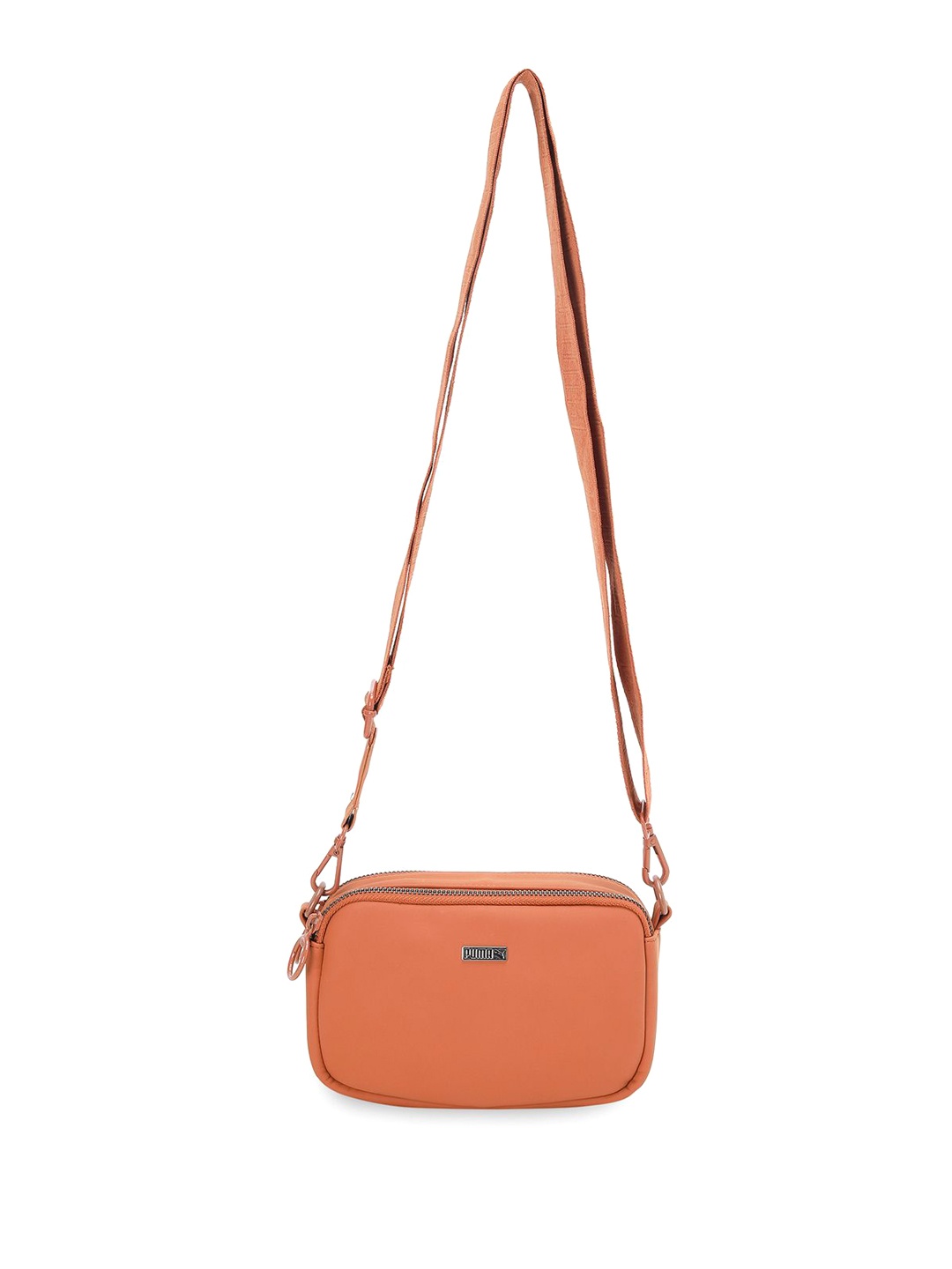 Puma PU Zen Women Solid Structured Sling Bag, Coral