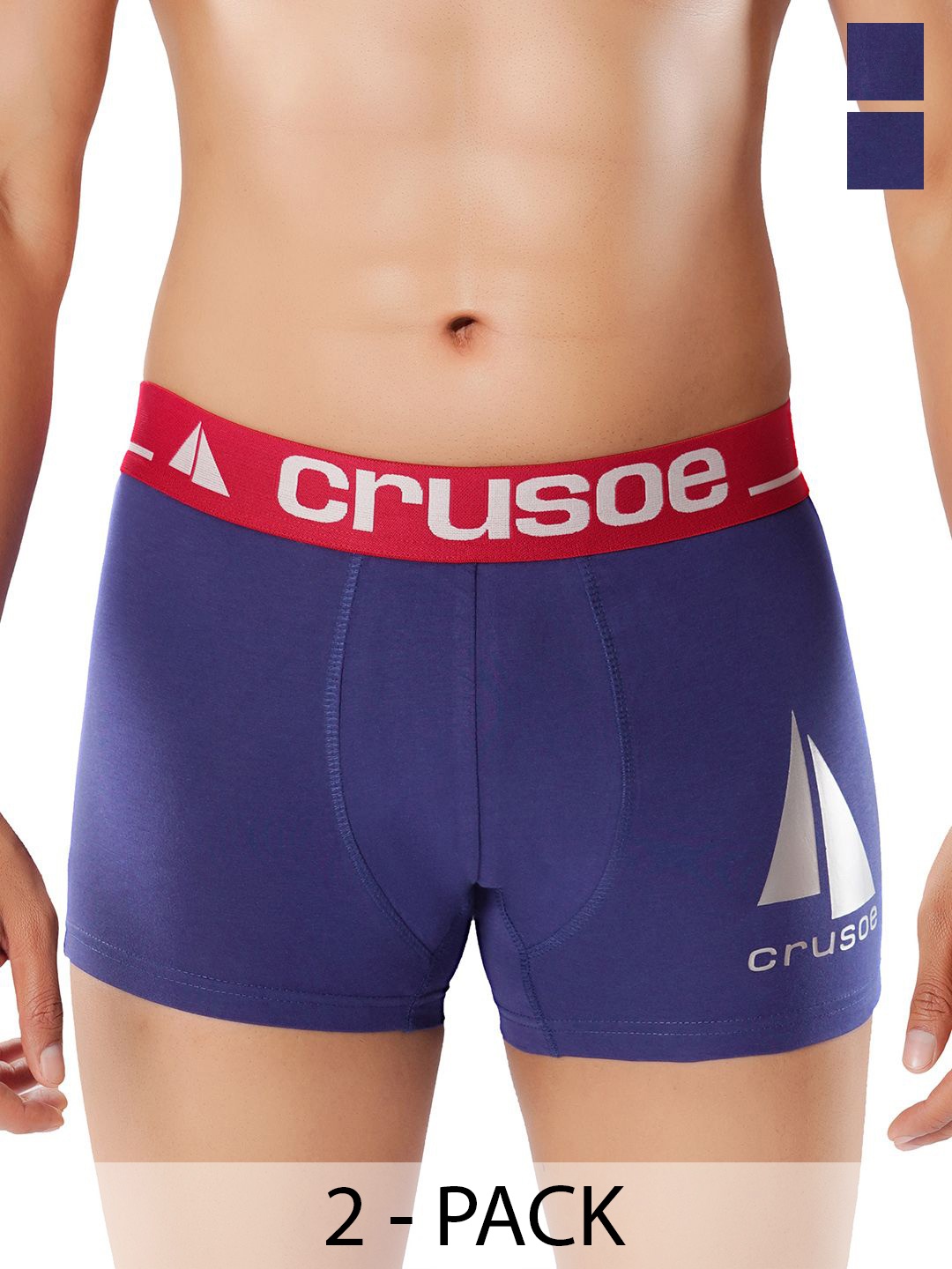 

Crusoe Antimicrobial Mid Rise Trunks - CRU-1013-216-Imperial Blue