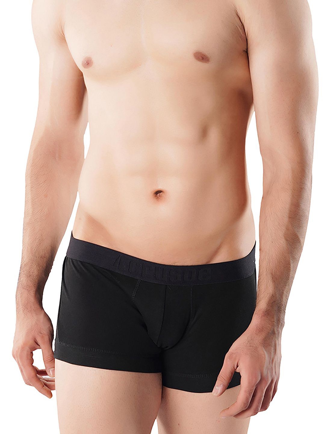 

Crusoe Men Pure Cotton Antimicrobial Trunks CRU-1034-167, Black