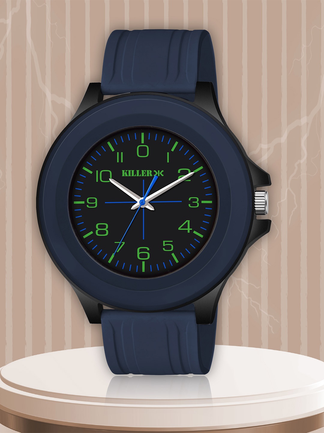 

Killer Men Dial & Straps Analogue Watch Timewear 0212 Black premium waterproof