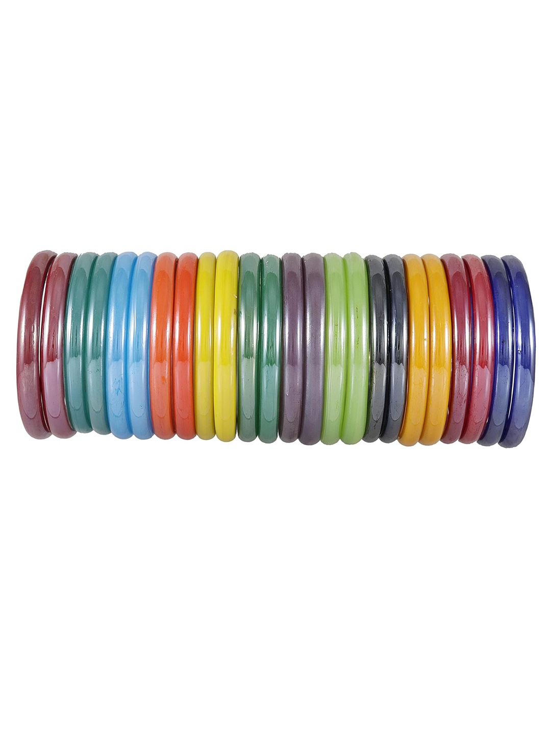 

ZULKA Set Of 22 Silver-Plated Bangles