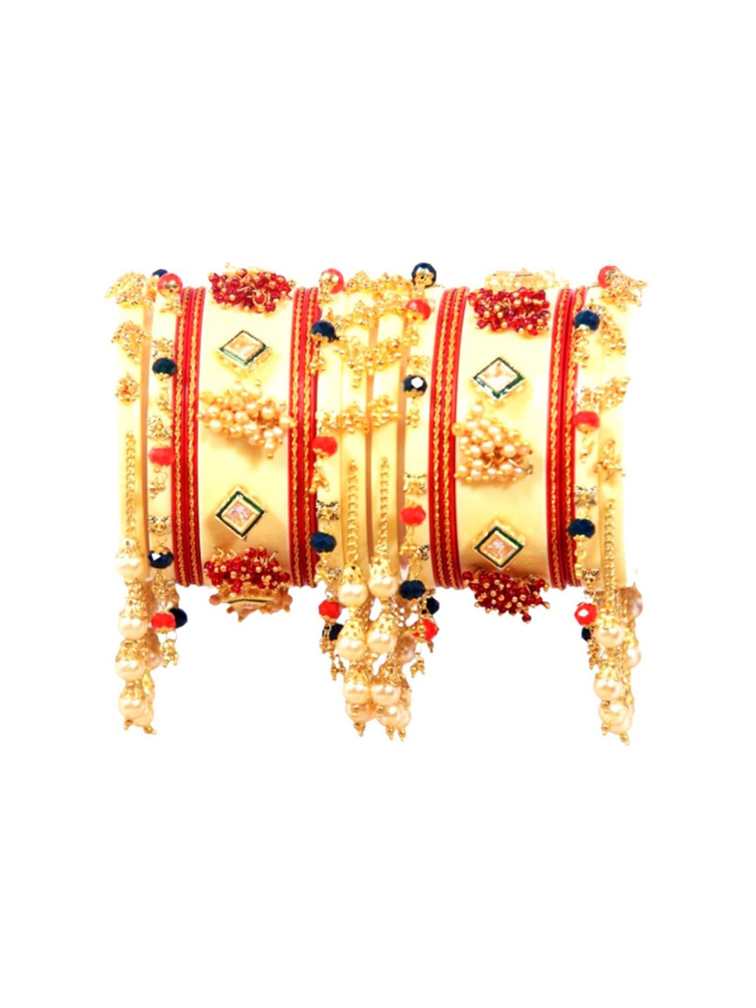 

Align Set Of 18 Mother of Pearl Chudas, Beige