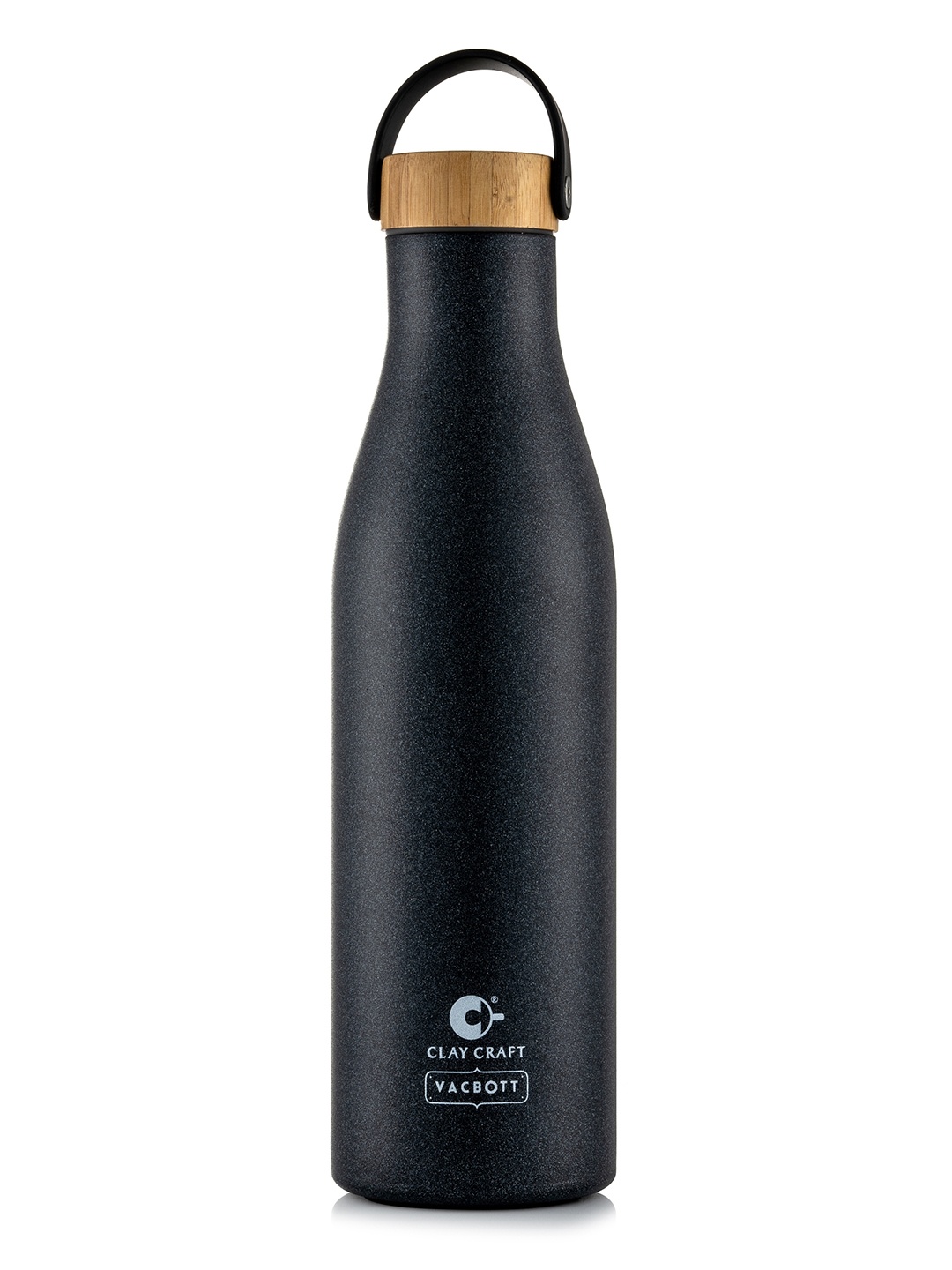 

CLAY CRAFT Yeti Black Single Stainless Steel Double Wall Vacuum Water Bottle 900 ml