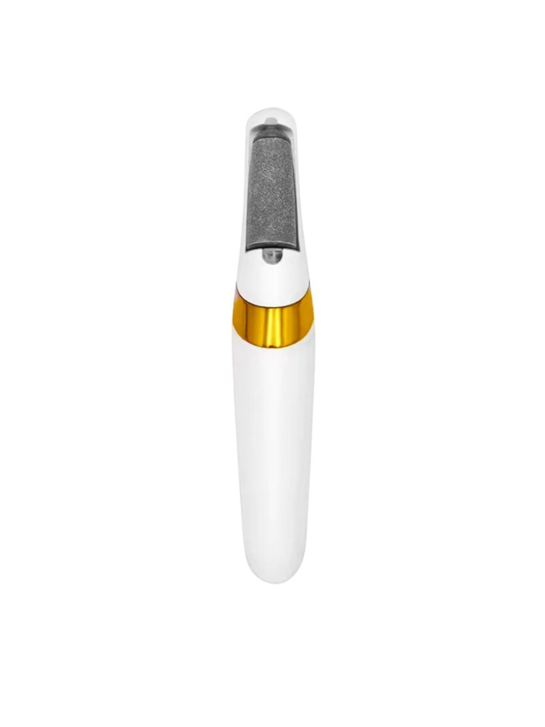 

SIGNAXO Rechargeable 2 Roller Head Pedicure Callus Dead Skin Remover Foot Scrubber, White
