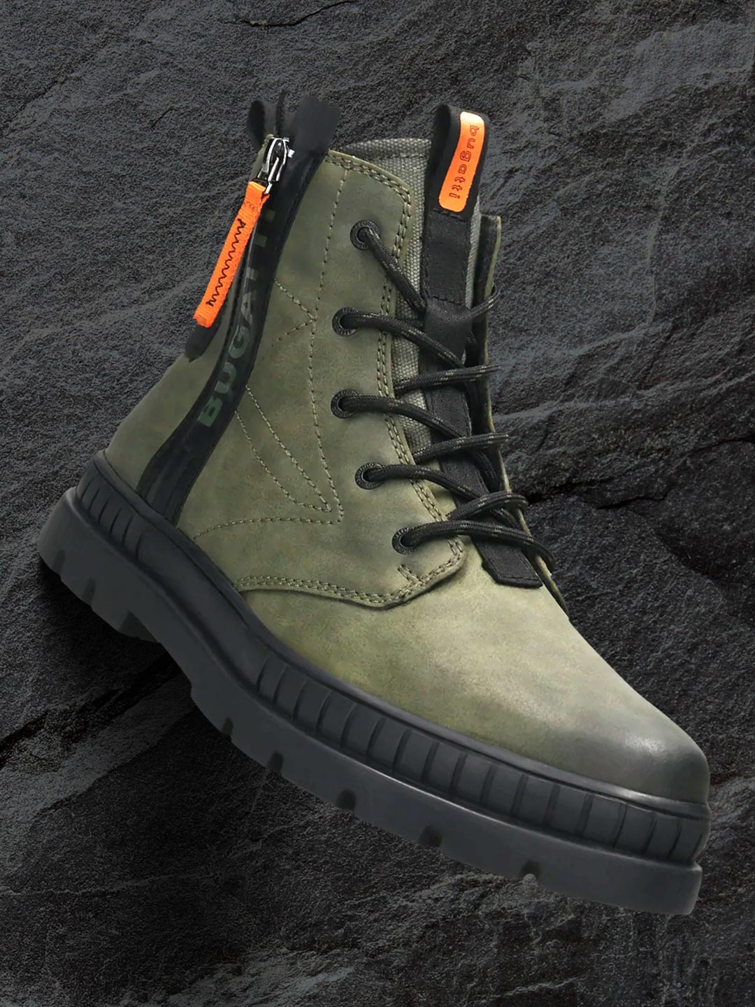 

Bugatti Men Casual Regular Boots, Green