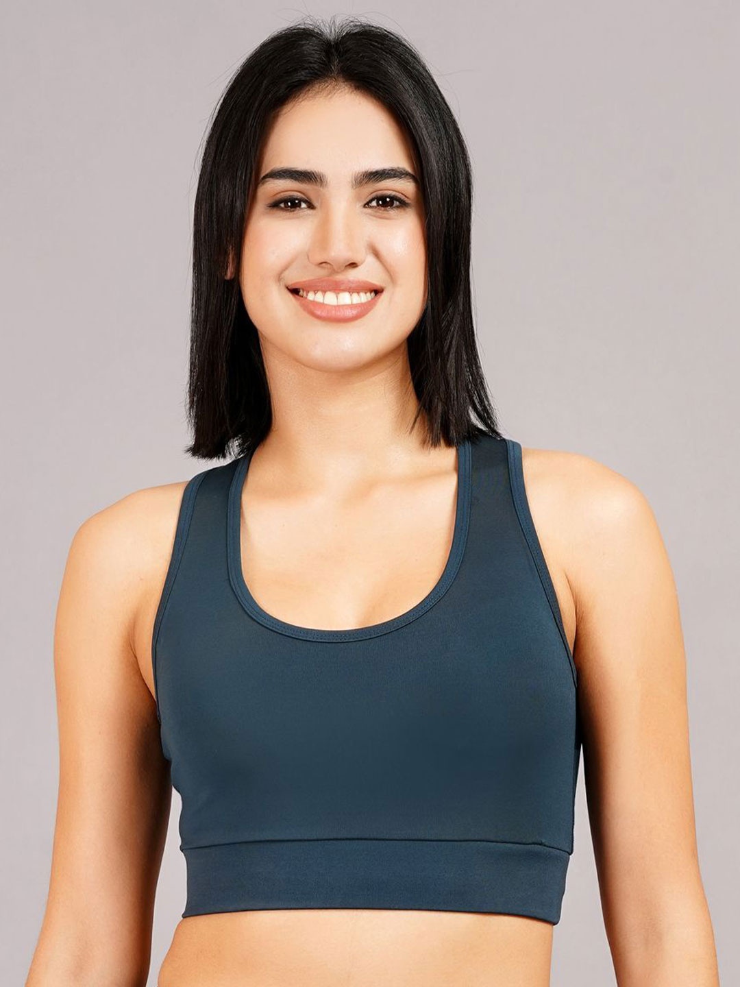 

NEVER LOSE Full Coverage Removable Padding Workout Bra, Green