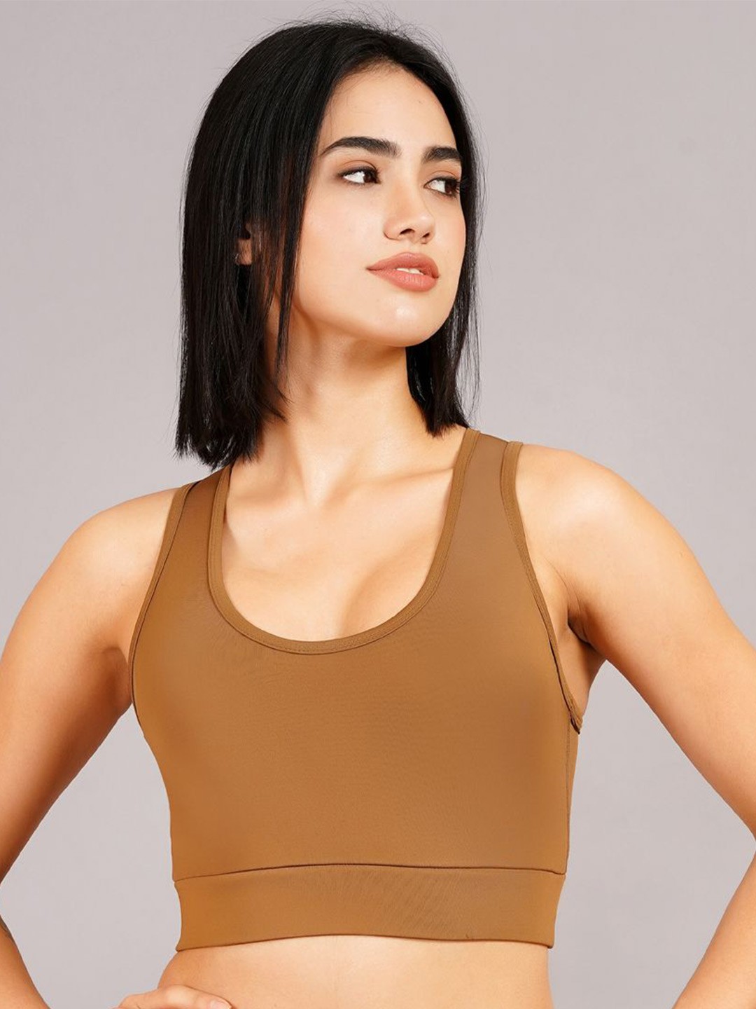 

NEVER LOSE Women Full Coverage Underwired Bra, Bronze