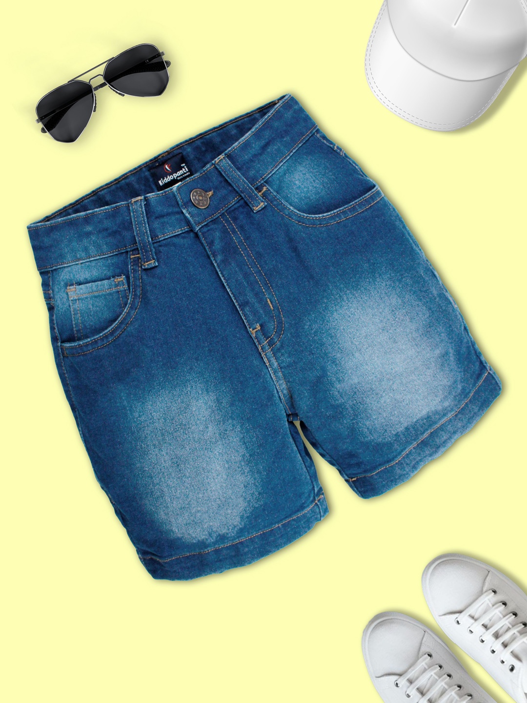 

KiddoPanti Boys Denim Shorts, Blue