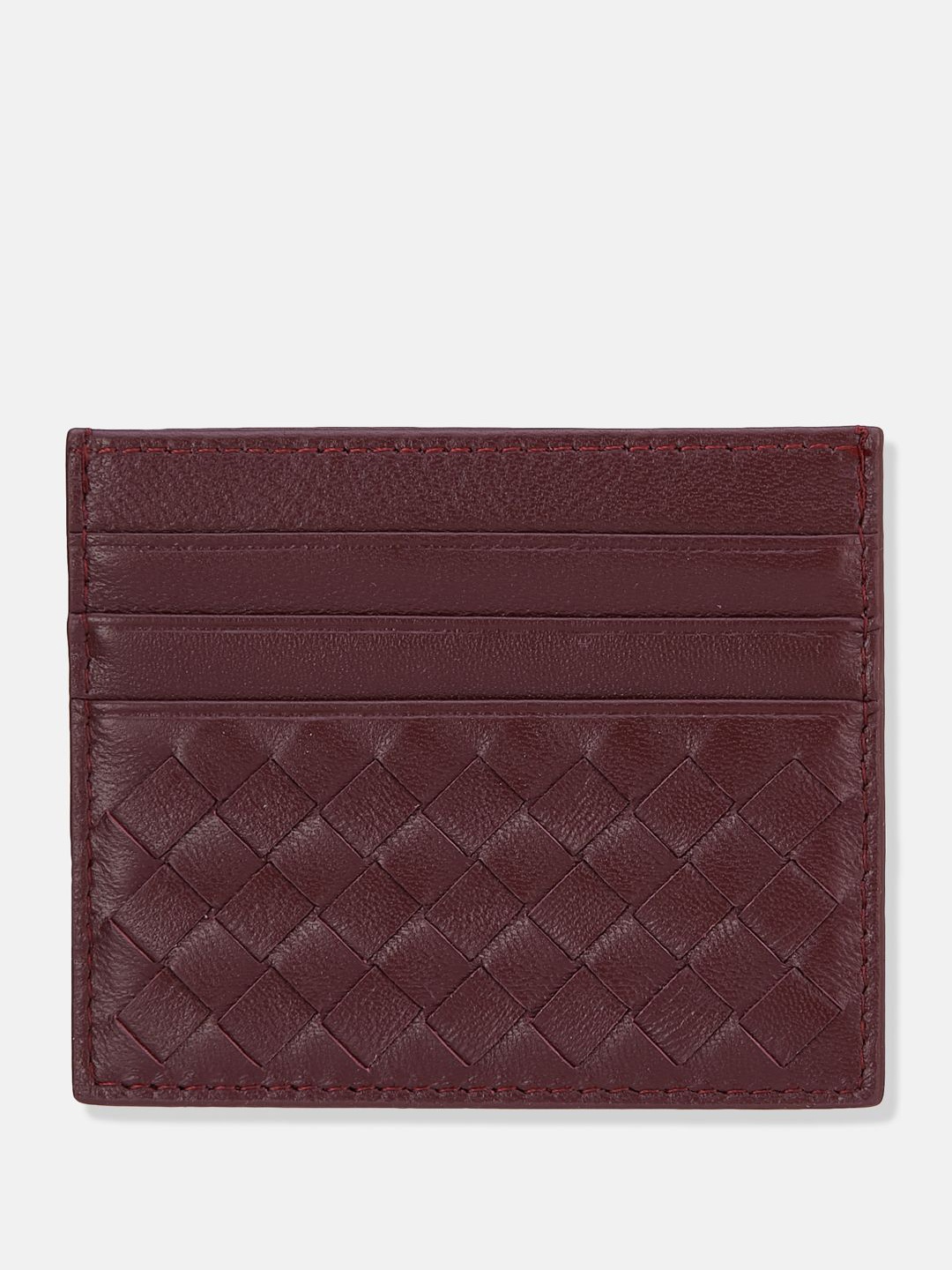 

CARRY CITY Women Textured Card Holder, Maroon