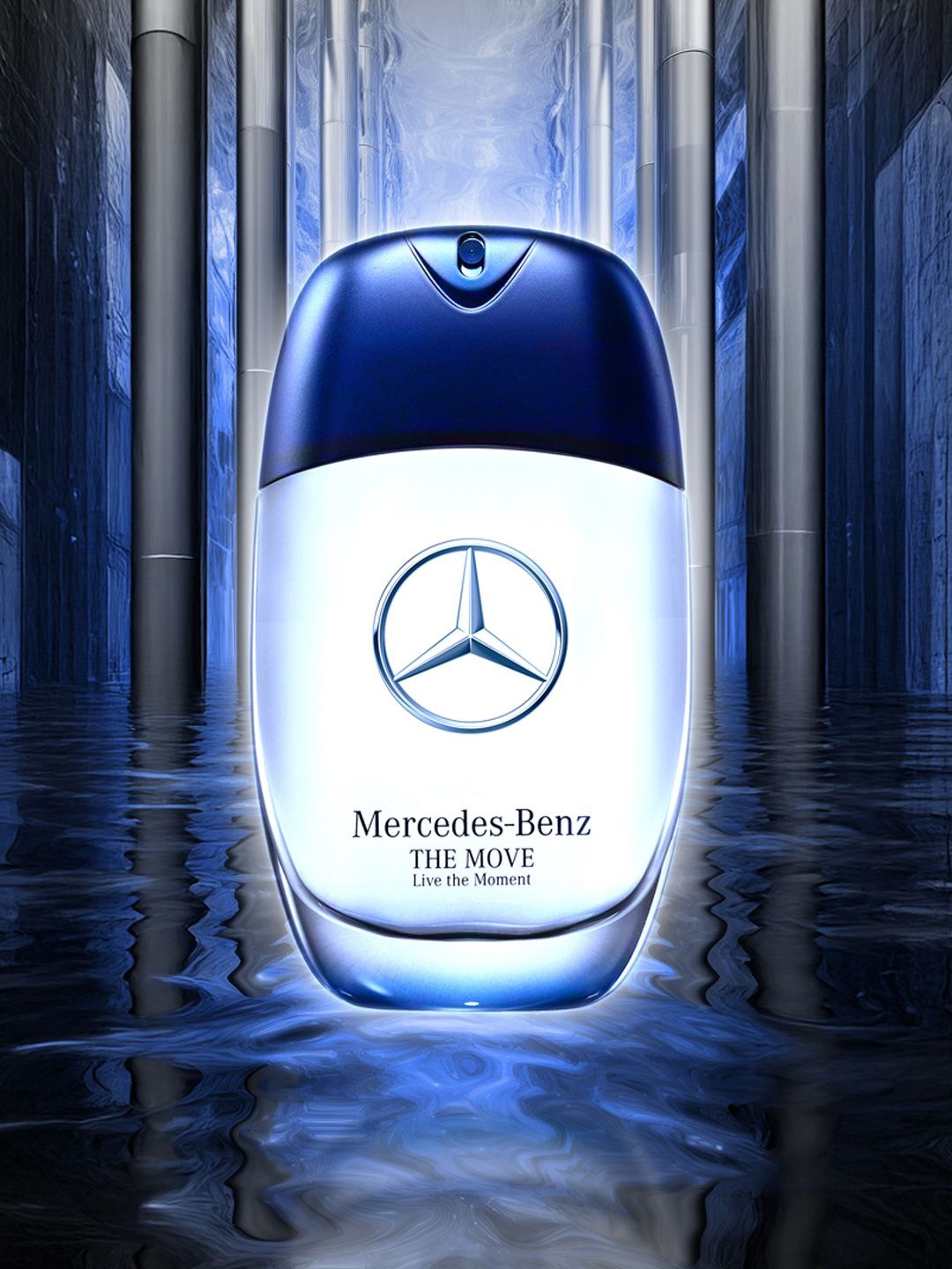 

Mercedes Benz The Move Live The Moment Long Lasting Eau De Parfum- 100 ml, Transparent