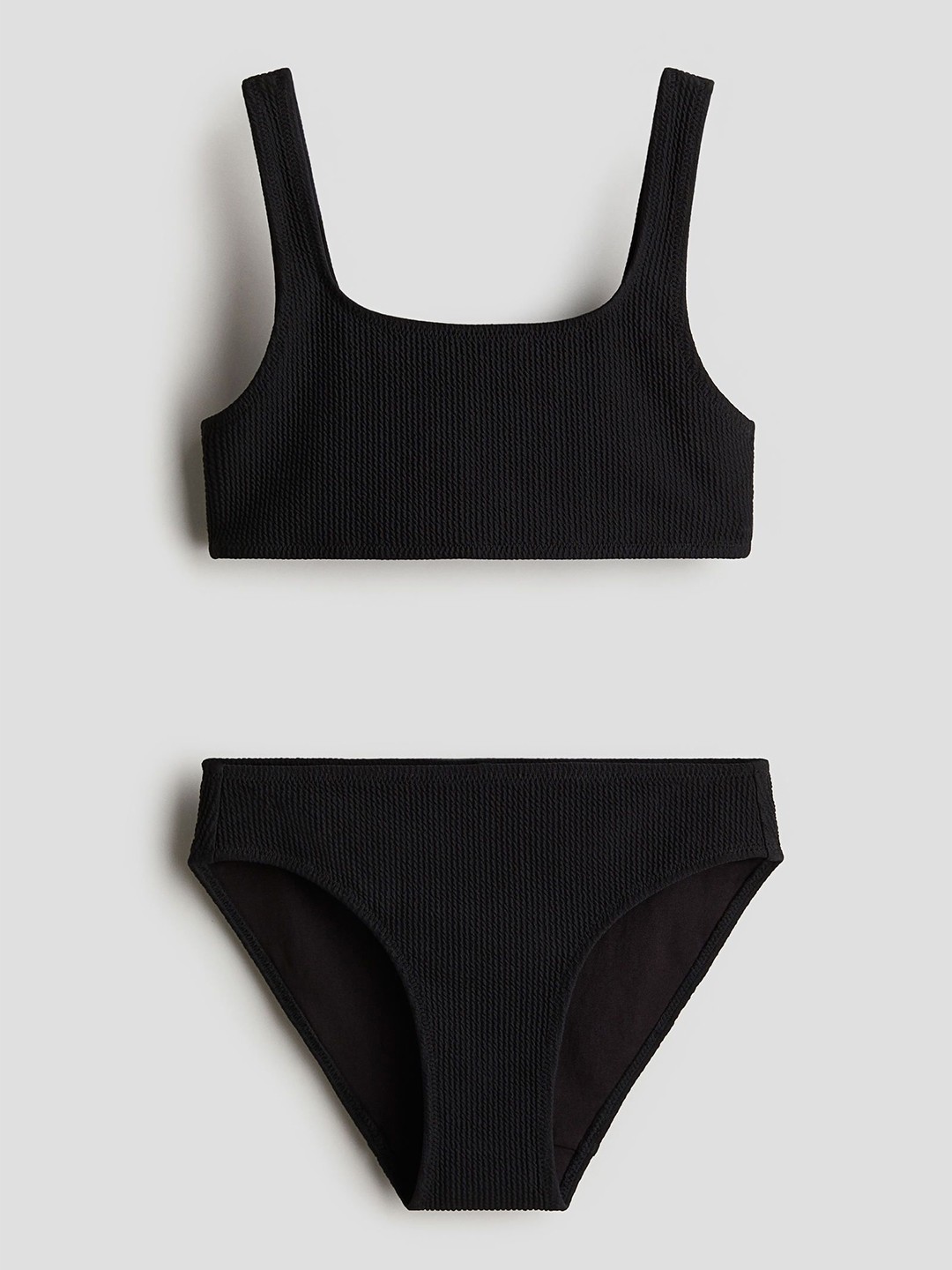 

H&M Textured Bikini, Black