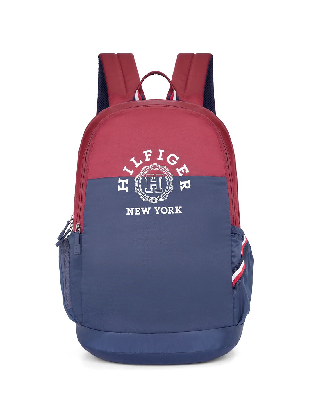 

Tommy Hilfiger Unisex Typography Backpack, Burgundy