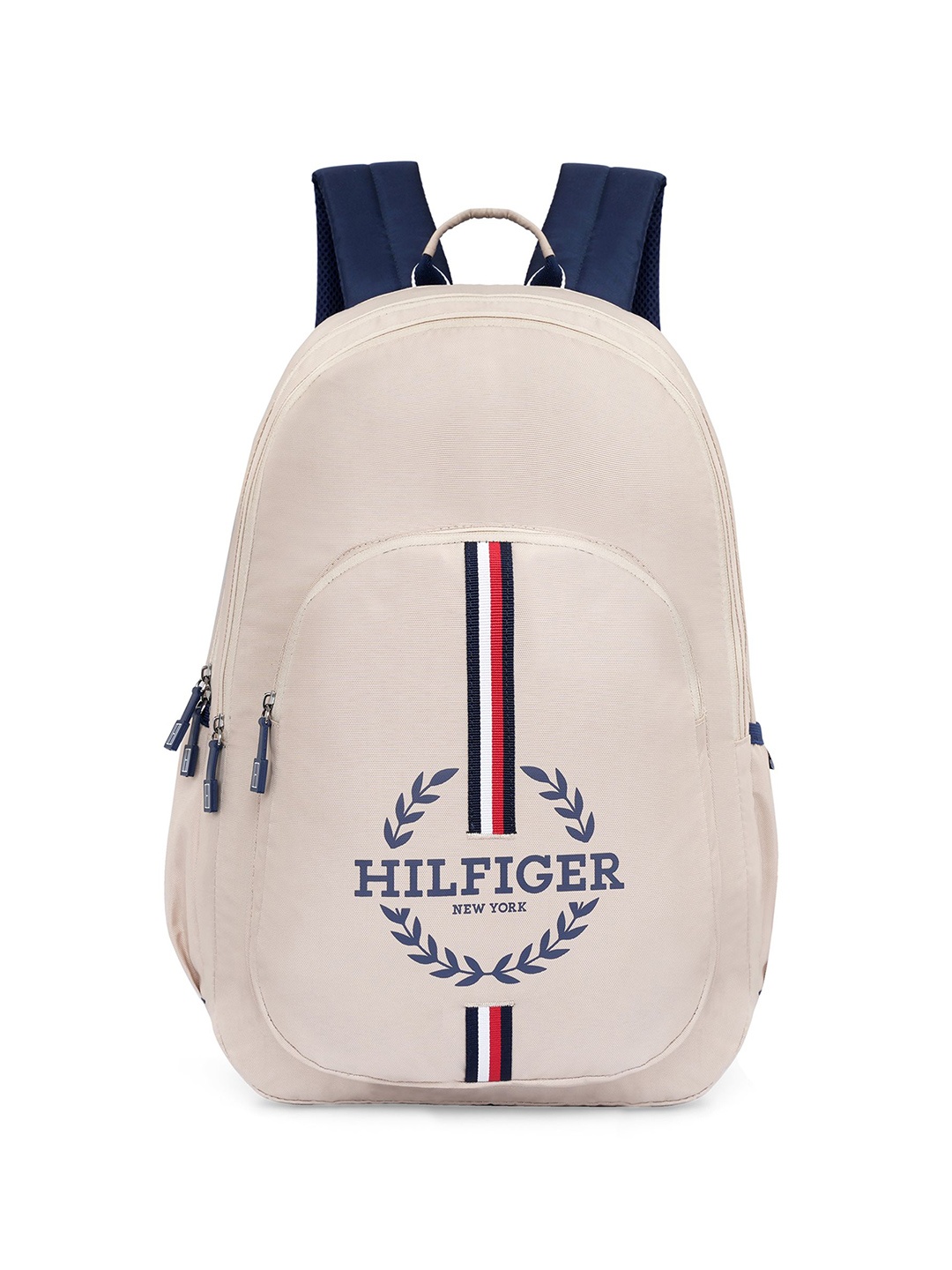 

Tommy Hilfiger Unisex Brand Logo Backpack, Beige