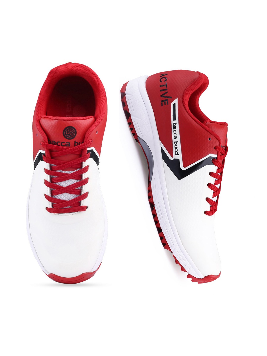

bacca bucci Kids Cricket Shoes, Red