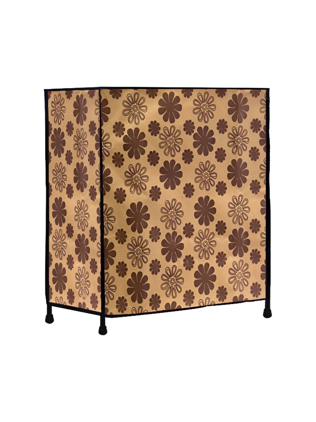 

Rmerchants Brown & Black Floral Printed Water Resistant Multi-Utility Organiser
