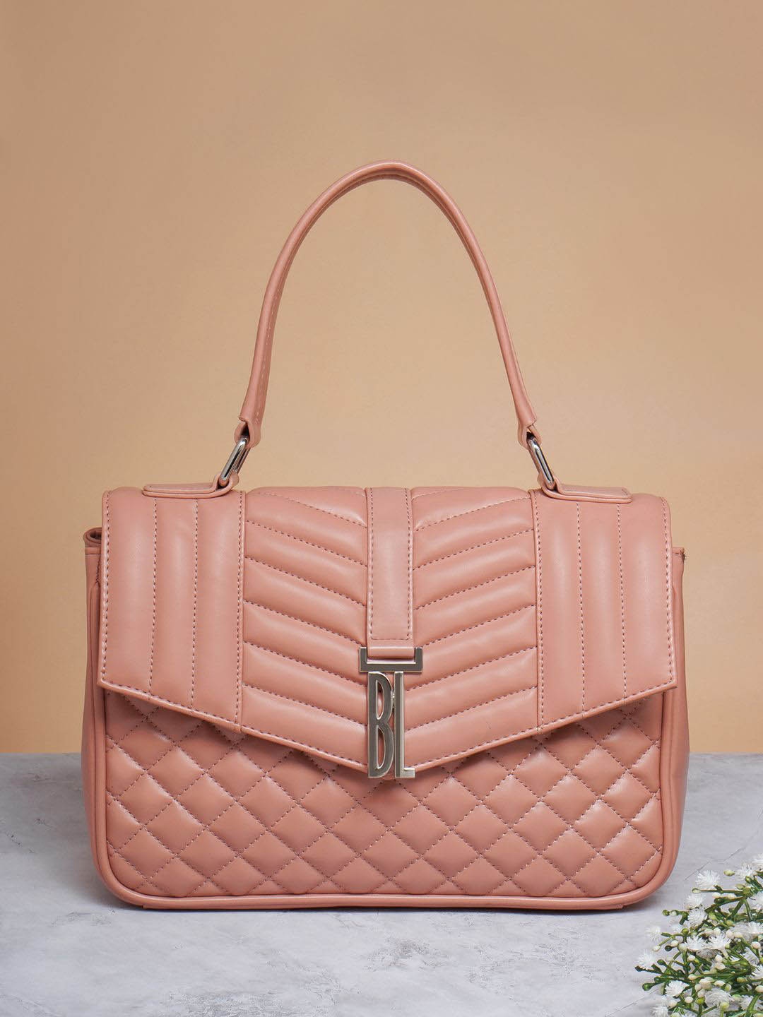 

Berrylush Structured Shoulder Bag, Pink