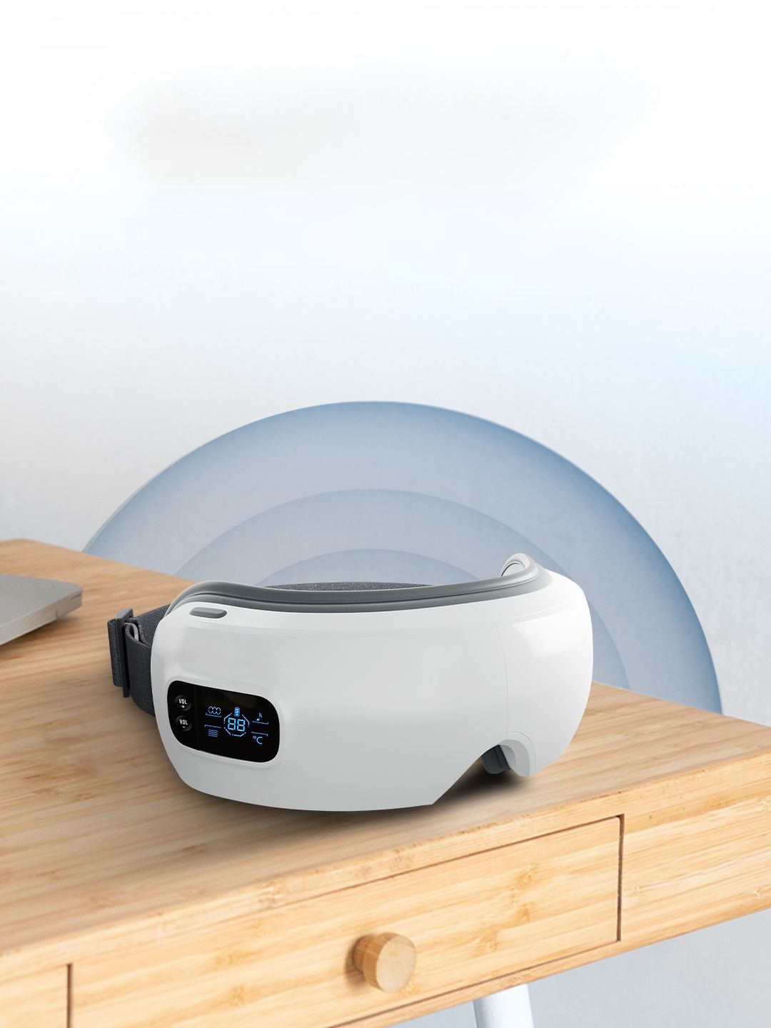 

UltraCare PRO Foldable & Portable UNIQ Eye Massager, White