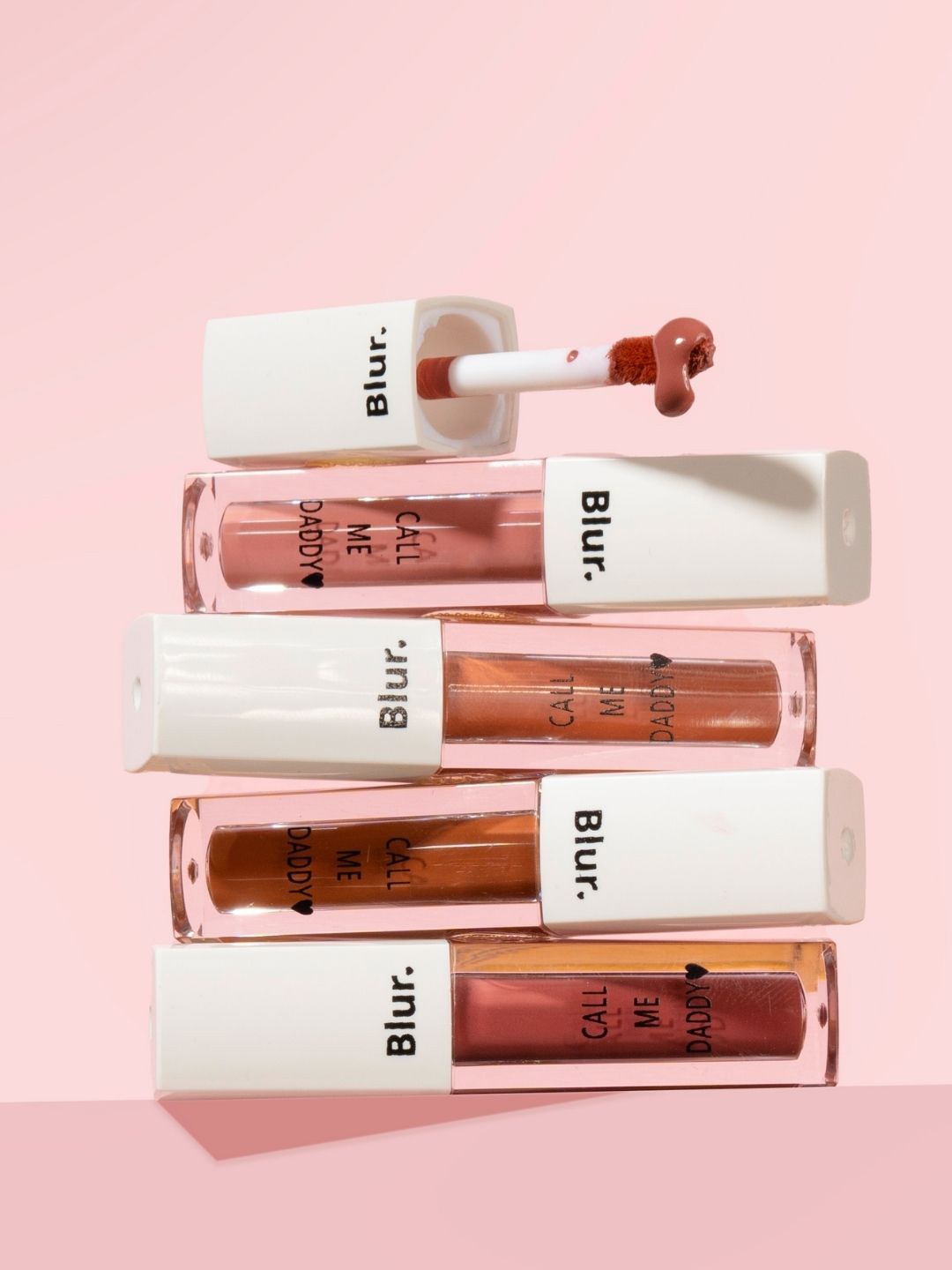 

BLUR INDIA Set Of 4 Call Me Daddy Mini Liquid Lipsticks 2.5 ml Each - Combo A001, Brown