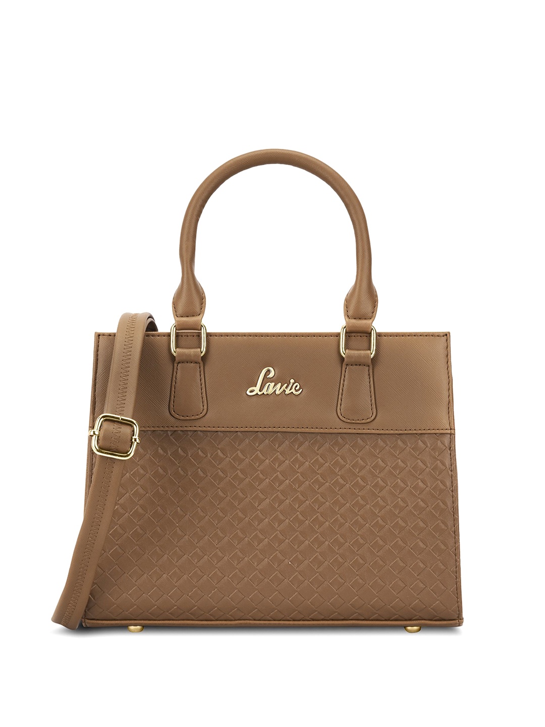 

Lavie Structured Satchel, Tan