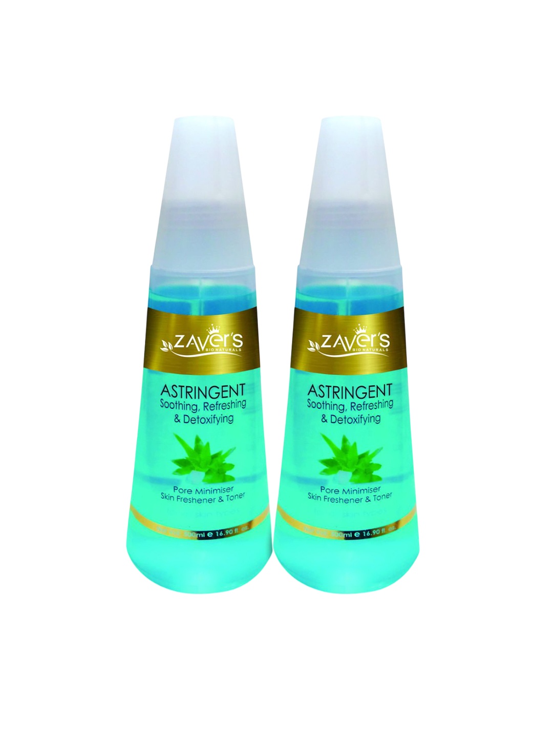

Zavers Set Of 2 Soothing Refreshing & Detoxifying Astringent - 500 ml Each, Blue